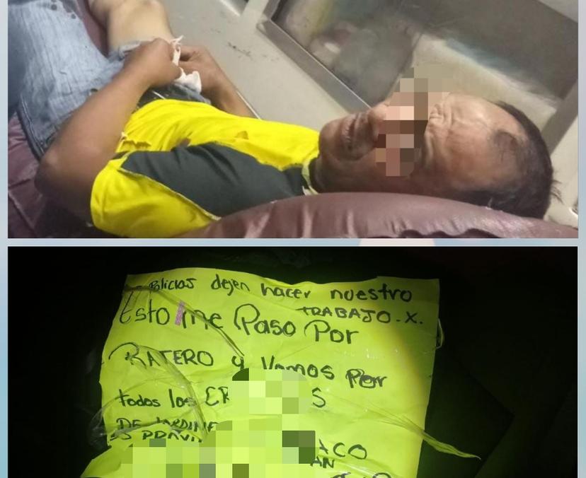 Maniatado, abandonan a presunto ladrón en Apizaco 