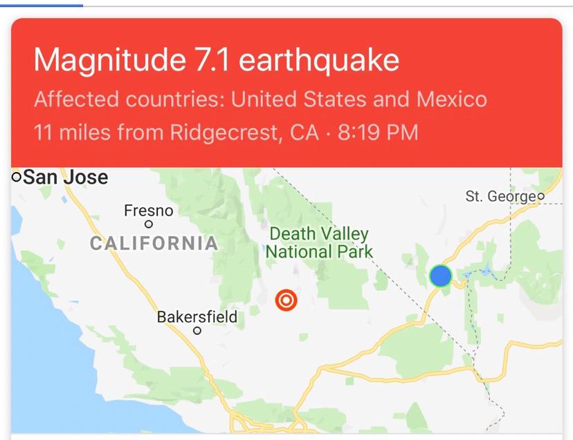 VIDEO Nuevo sismo sacude a California y se siente hasta México