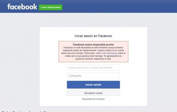 Facebook e Instagram reportan fallas a nivel mundial