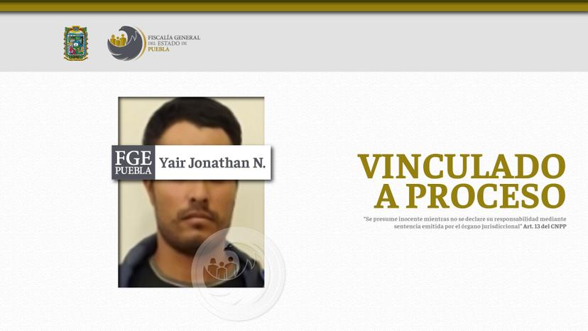 FGE obtuvo vinculación a proceso de Yair Jonathan por homicidio de Meztli Sarabia