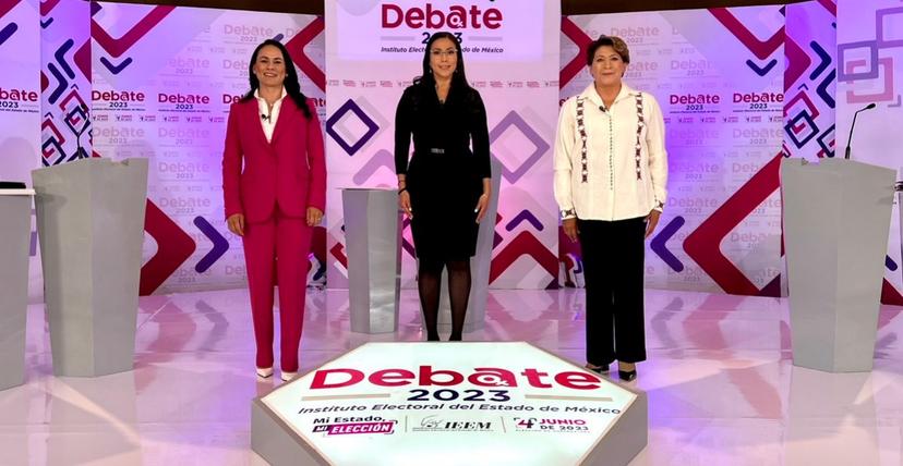 Así fue el segundo debate entre Delfina Gómez y Alejandra Del Moral