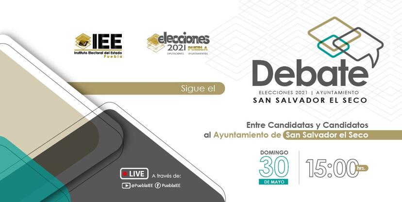 VIDEO Sigue el debate entre candidatos a la alcaldía de Puebla