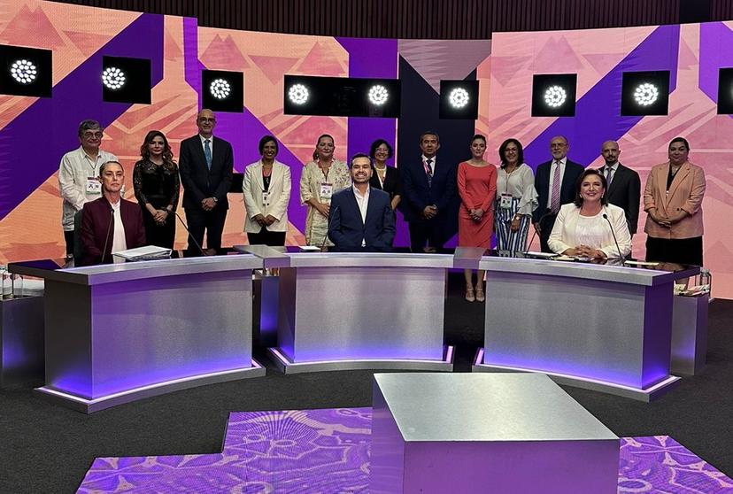 EN VIVO Debate presidencial 2024: Sheinbaum, Gálvez, Maynez