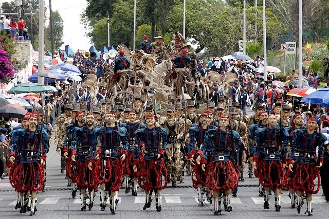 Participarán 12 mil estudiantes y 6 mil elementos de Sedena en Desfile del 5 de Mayo 