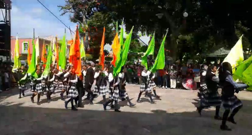 Más de 5 mil estudiantes en el desfile de este 16 de septiembre de Atlixco