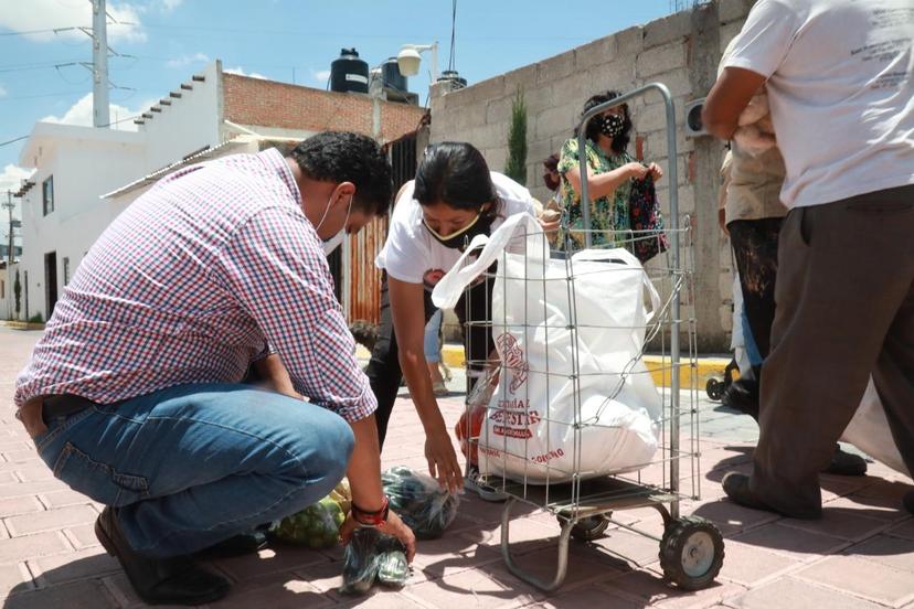 En San Andrés se han entregado 20 mil despensas: Edgar Hernández 