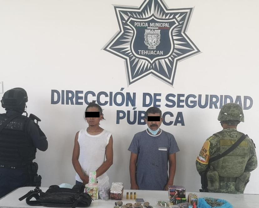 Caen dos miembros de la banda de El Gallero en Tehuacán 