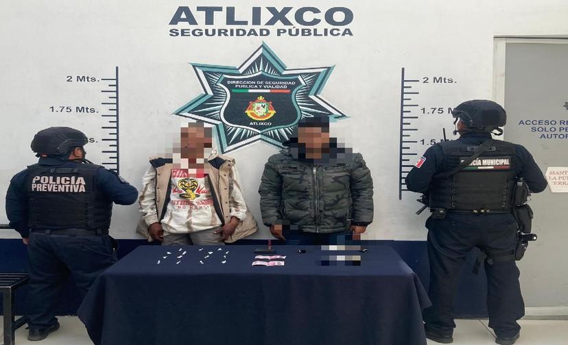 Los detienen con sustancias ilícitas en Atlixco