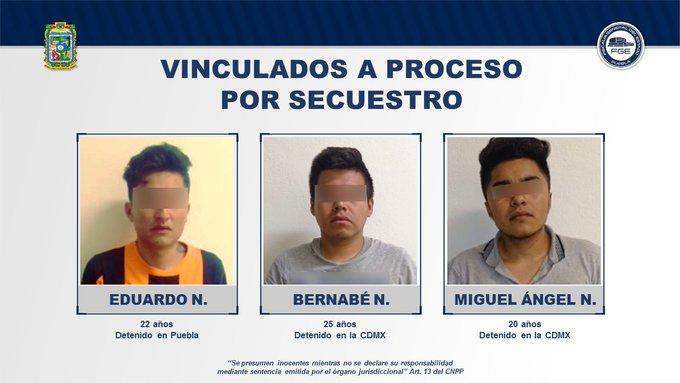 FGE vincula a proceso a 3 secuestradores de colombiano