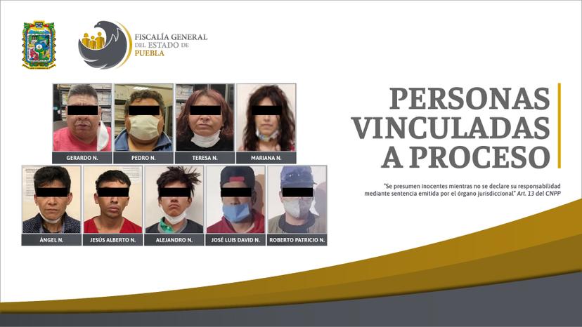 Vinculan a proceso a 9 personas en Puebla por posesión de droga