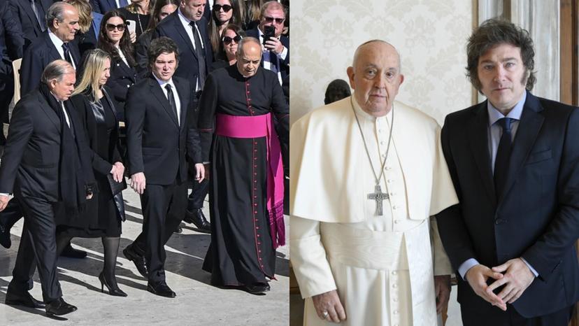 Milei aclara que el Papa Francisco le perdono sus fuertes insultos 