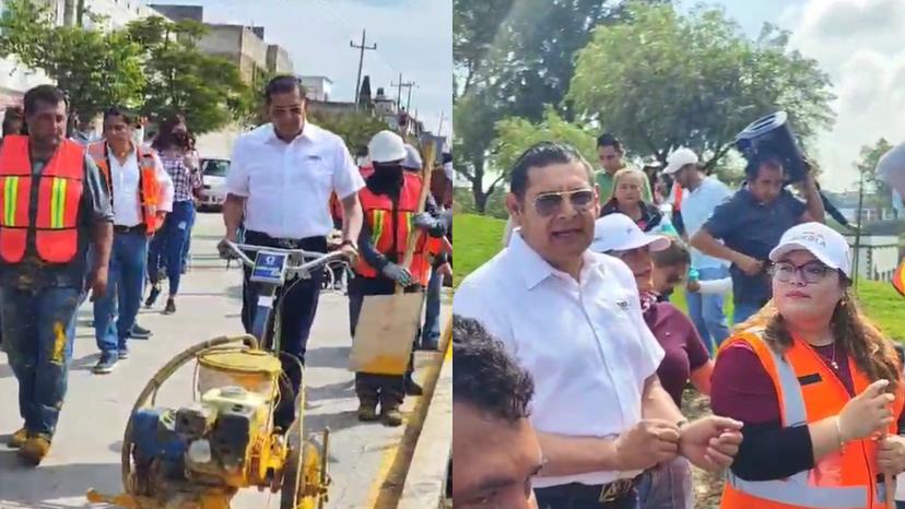 Alejandro Armenta encabeza faena en el Centro Cultural “La Carmela” 