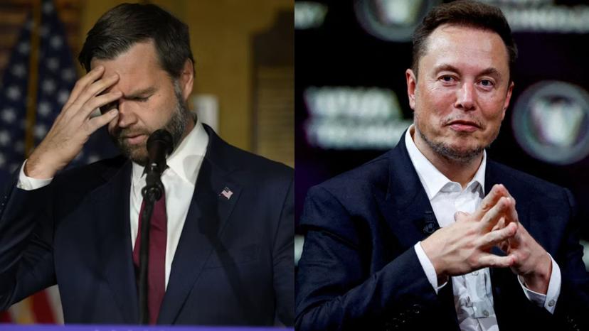 JD Vance critica ataques de Elon Musk contra Donald Trump