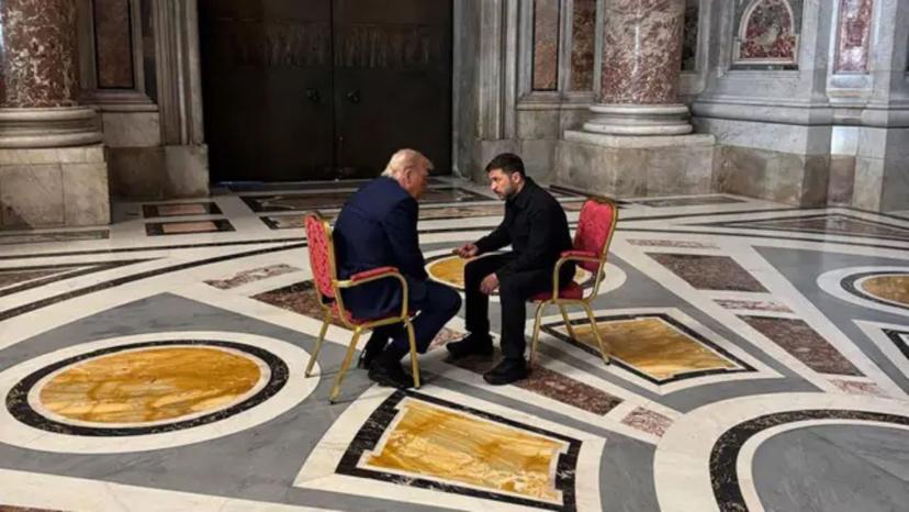 En El Vaticano hable con Trump sobre defensa y sanciones: Zelensky 