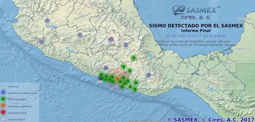 VIDEOS SSN reporta temblor con epicentro en Guerrero