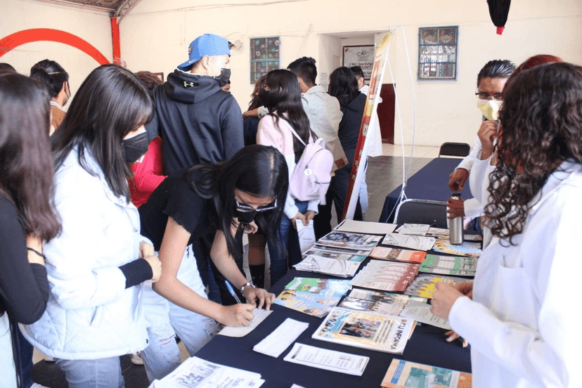 Impulsa IMJP feria  contra adicciones en Juntas Auxiliares de Puebla Capital