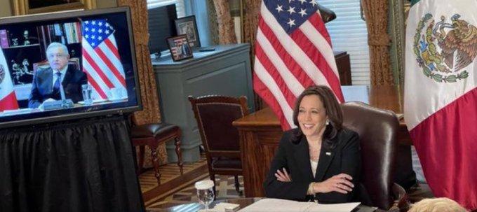 Kamala Harris y López Obrador quieren atajar las causas de la migración