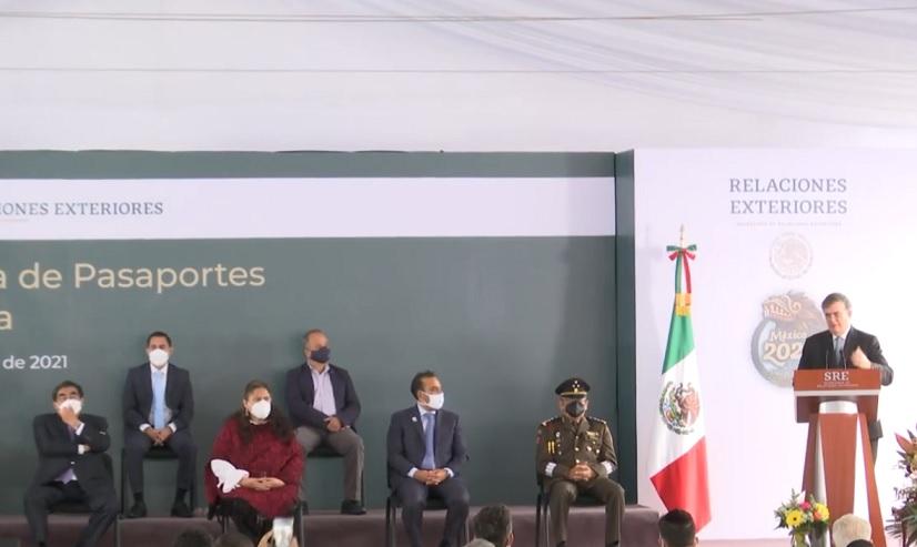 Inaugura Marcelo Ebrard nueva oficina de Relaciones Exteriores en Puebla