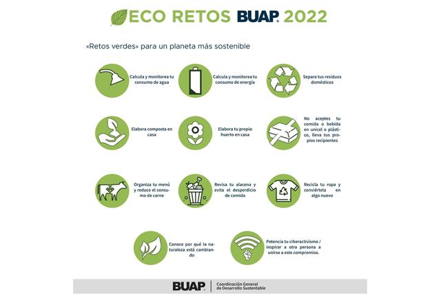 La BUAP invita a sumarse a los Eco Retos 2022