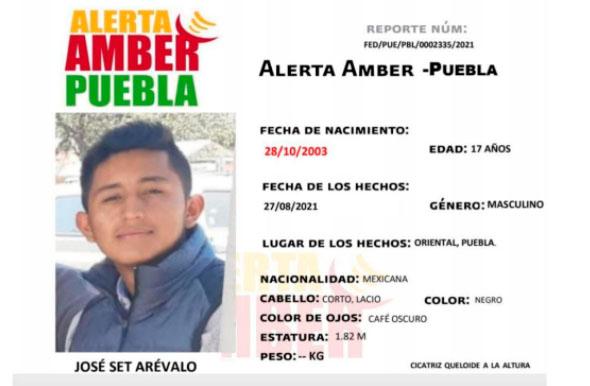 Se desactiva Alerta Amber de adolescente desaparecido en Oriental