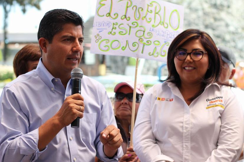 Yo no estoy en contienda, responde Eduardo Rivera a líder estatal del PAN