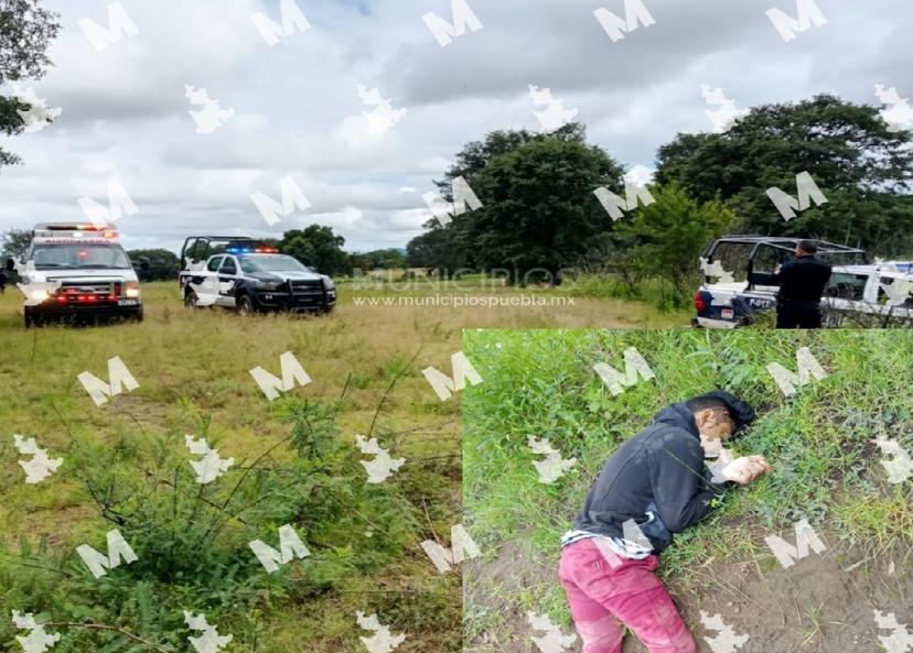 Con disparos de arma de fuego hallan cadáver en Tlahuapan