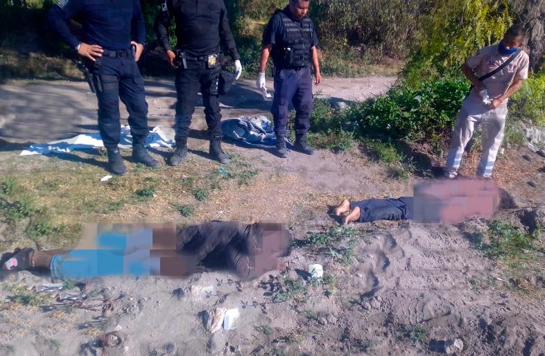 Dejan a pareja ejecutada a tiros en campos de Acatzingo