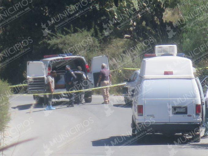 Dejan encobijado en inmediaciones del relleno sanitario de Puebla