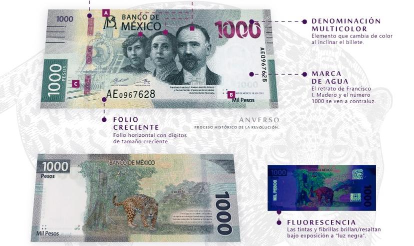 Este es el nuevo billete de mil pesos, con Carmen Serdán como una de las protagonistas