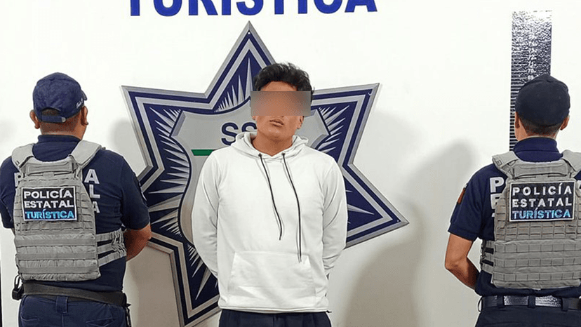 Caen tres hombres en posesión de marihuana y cristal en Puebla capital