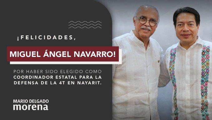 Miguel Ángel Navarro será el candidato de Morena en Nayarit