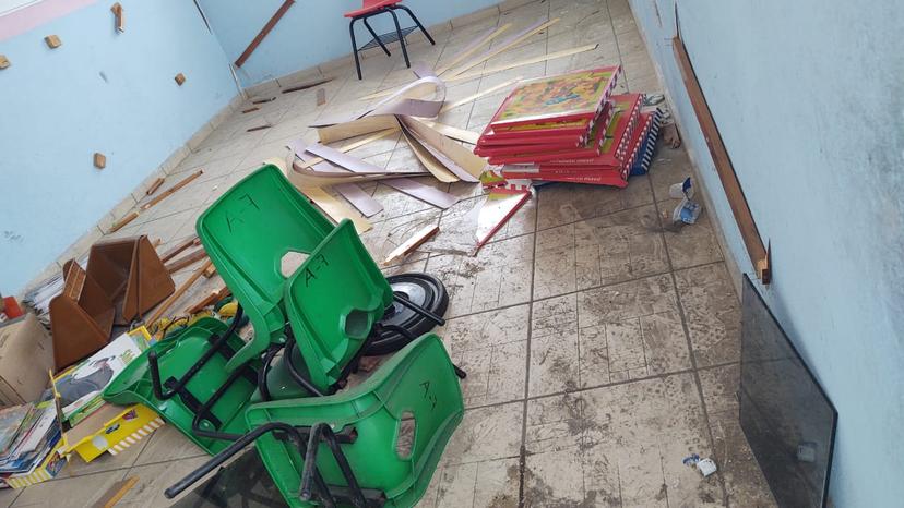 Roban otra escuela en Texmelucan