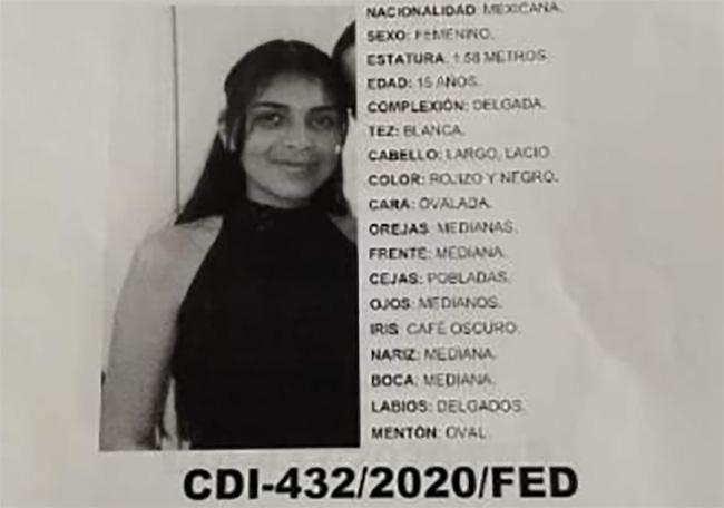 Estefani desapareció en El Chamizal, Puebla