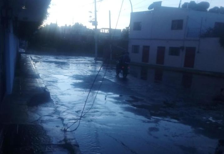 Calles de Atlixco se llenan de ríos de estiércol