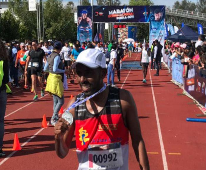 Karen Mejía, primera ganadora del Maratón Internacional de Puebla 