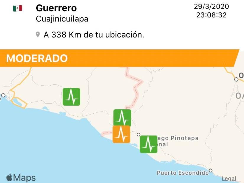 Tiembla en Guerrero y se percibe en Puebla