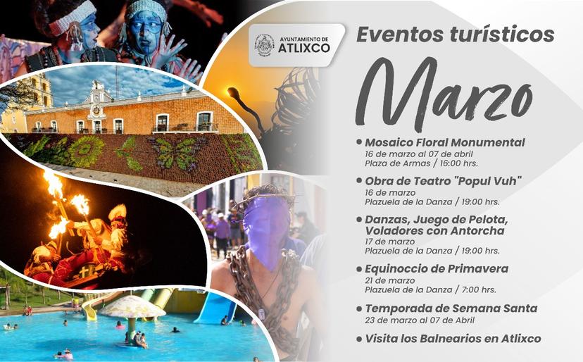 Flores, arte y cultura para recibir la primavera en Atlixco