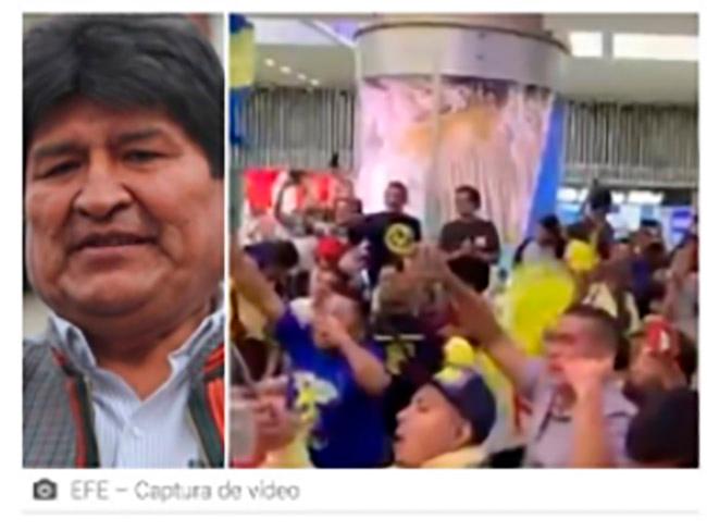 Medios confunden llegada de Memo Ochoa con la de Evo Morales