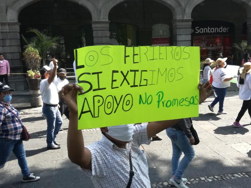 Por aislamiento, gente dedicada a ferias pide apoyo a Barbosa