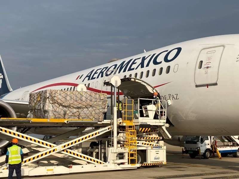 Este día llegará el quinto avión con insumos médicos a México dese China