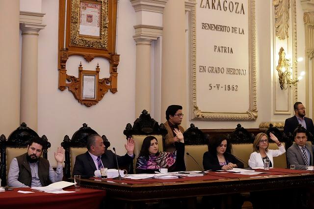 Cabildo de Puebla avala cuenta pública 2019 y el primer trimestre de 2020