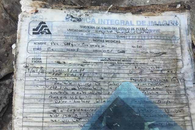 Lanzan a la basura expedientes del Hospital General de Cholula