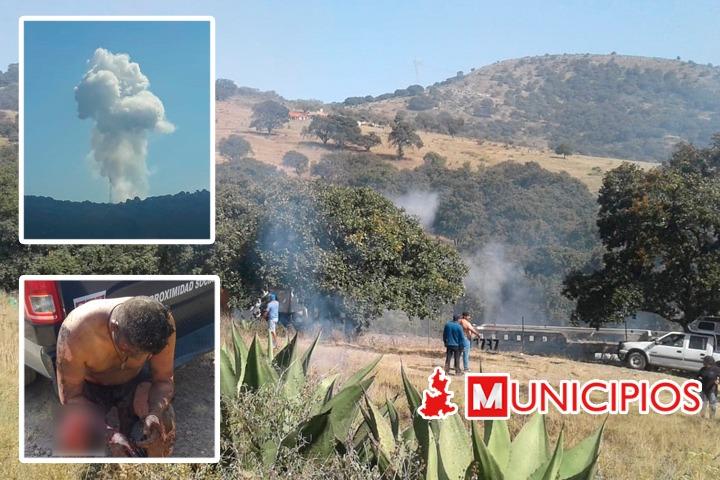 Cuatro muertos y cinco lesionados por explosión de polvorín en Amozoc