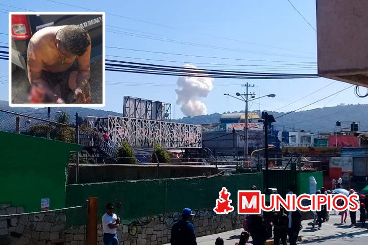 Cinco lesionados por explosión de cohetería en Chachapa