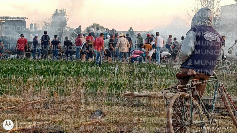 VIDEO Explota polvorín en Texmelucan; hay heridos