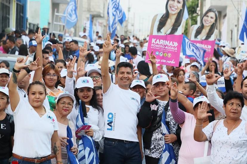 Lalo Rivera se compromete con la Guadalupana