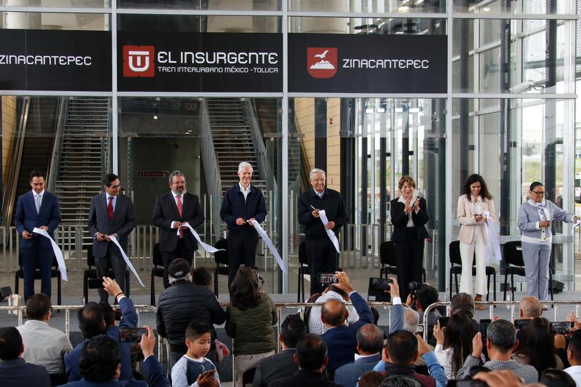 VIDEO Todos a bordo, inauguran Tren Interurbano México-Toluca