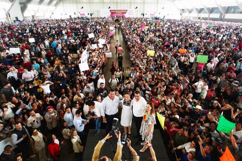 Sheinbaum Pardo encabeza Foro Universitario de Sustentabilidad en México