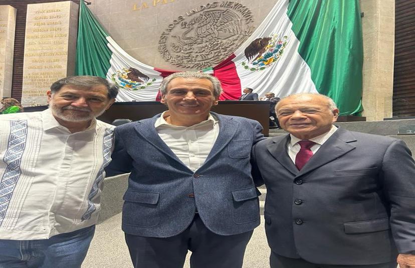 Destaca Pepe Chedraui reunión con Noroña y dirigente nacional del PT