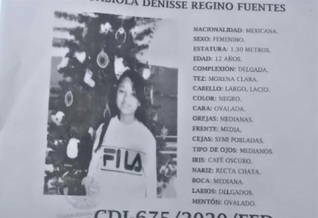 Buscan a Fabiola de 12 años en la colonia El Salvador en Puebla